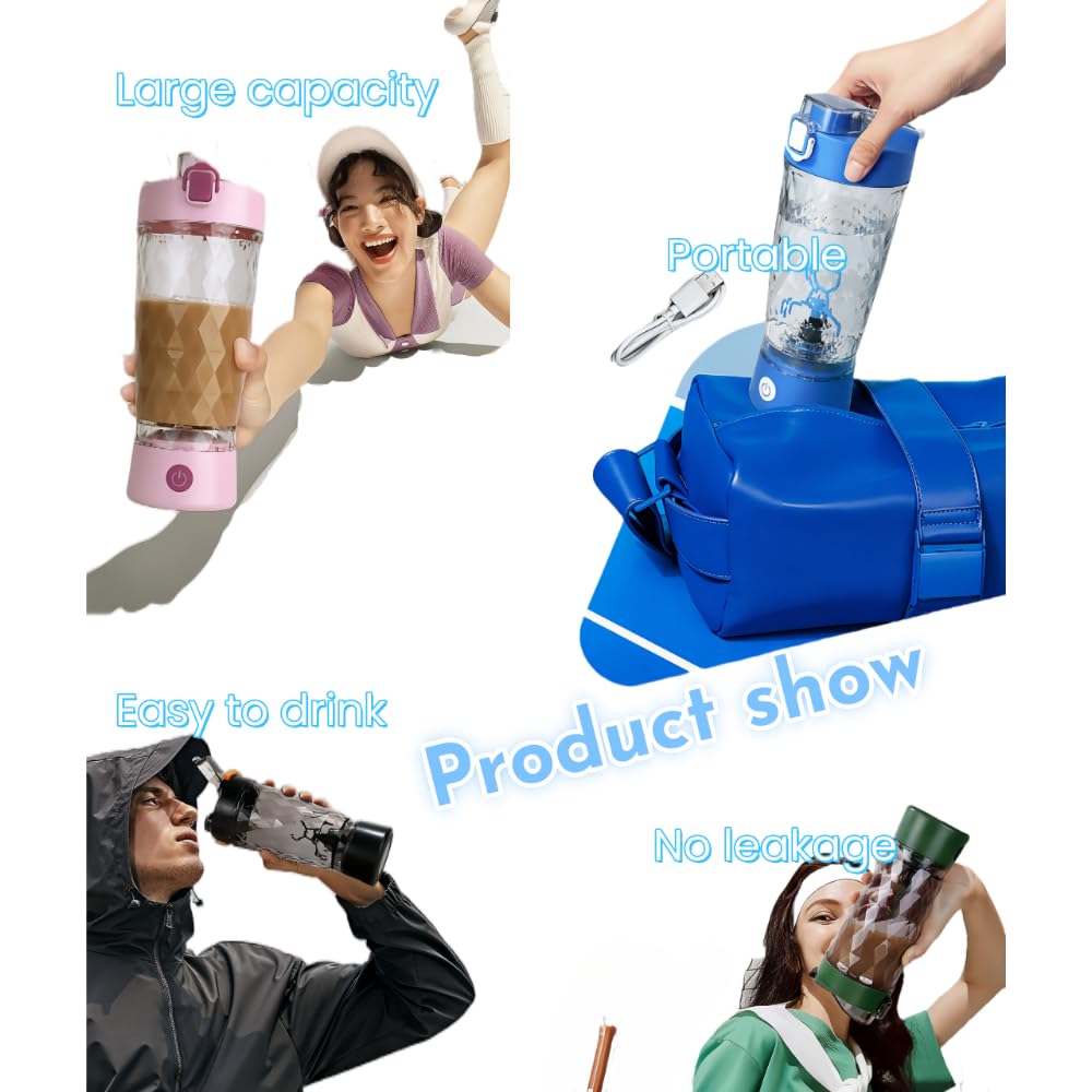 TDXVPB Self electric Stirring Cup with powder box Protein Shake