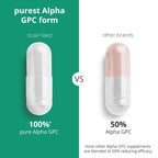 Brain Feed Alpha GPC 500mg Acetylcholine Supplement - 60 Capsules - image 4