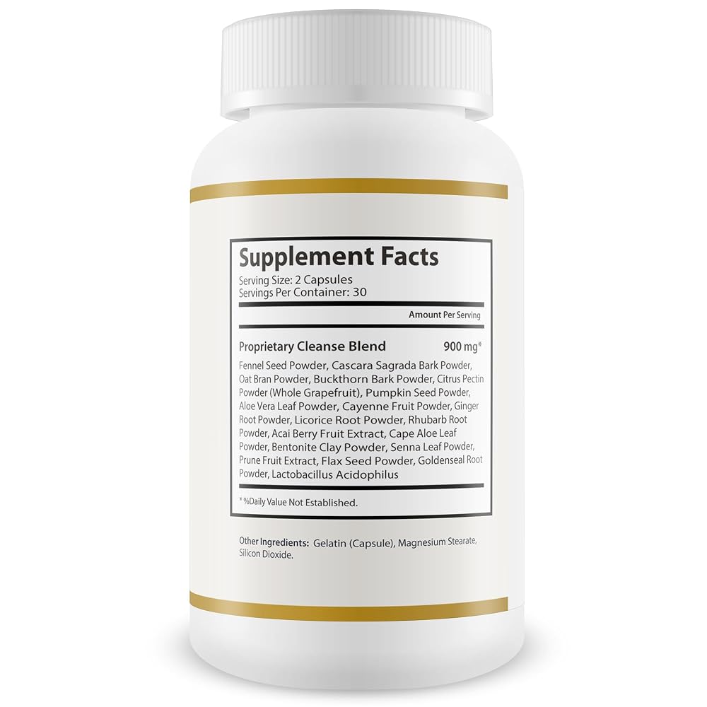 Happy Health Marketplace Cleanse & Colon Kin Max - 60 Capsules - image 2
