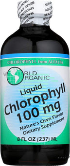 World Organic Chlorophyll 100mg - 8 Fl Oz