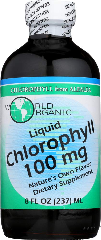World Organic Chlorophyll 100mg - 8 Fl Oz