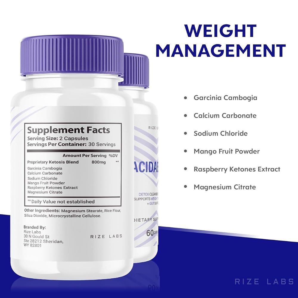 rize labs Acidaburn Capsules Maximum Strength Formula - 60 Capsules - image 9