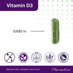 Paradise Herbs Earth's Blend Vitamin D3 - 90 Vegetarian Capsules - image 8