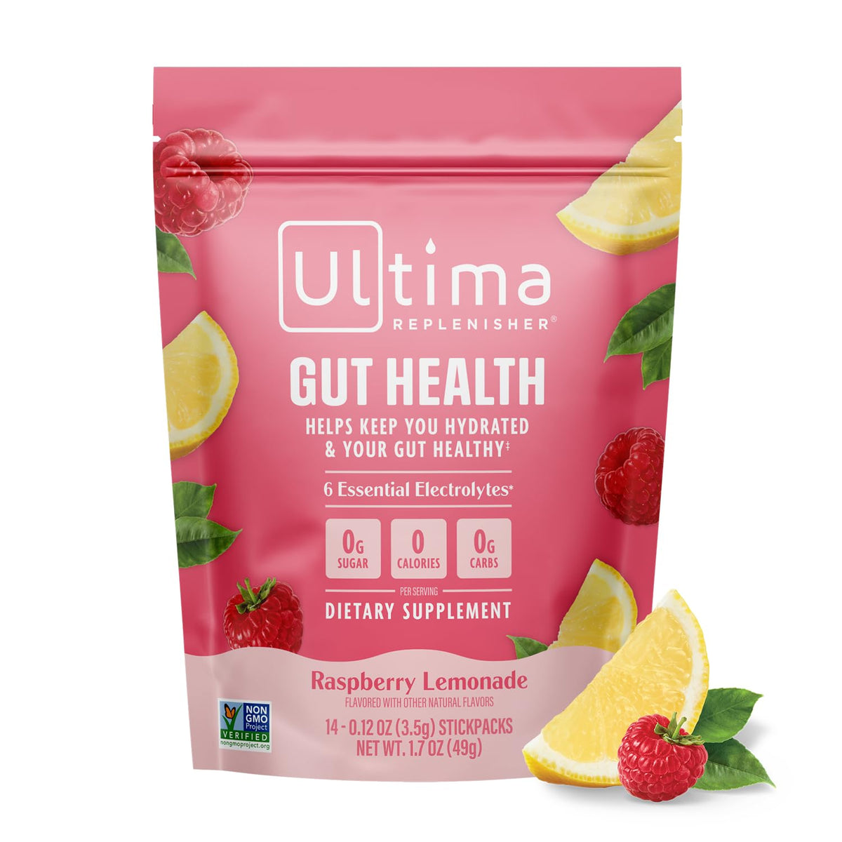 Ultima Replenisher Gut Health Electrolyte Powder - 14 Stickpacks