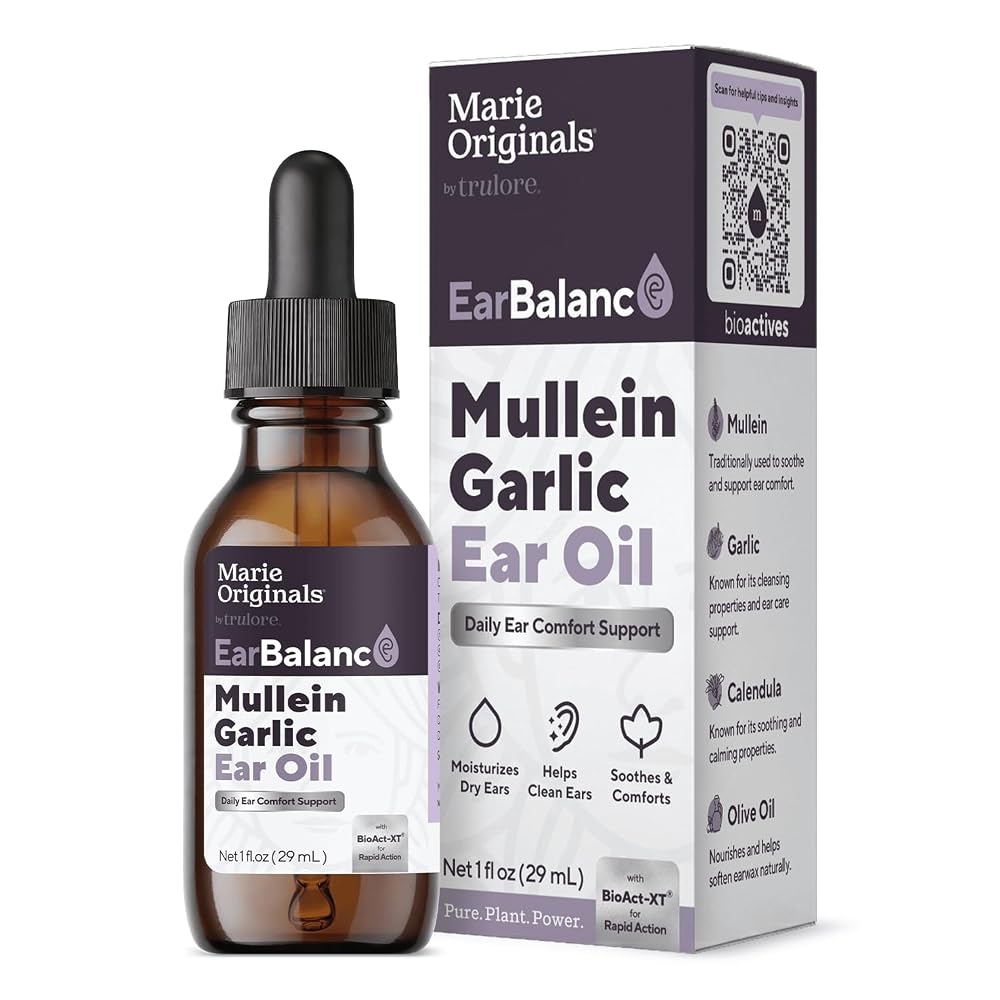 Marie Originals Mullein Garlic Ear Oil Drops - 1 Fl Oz