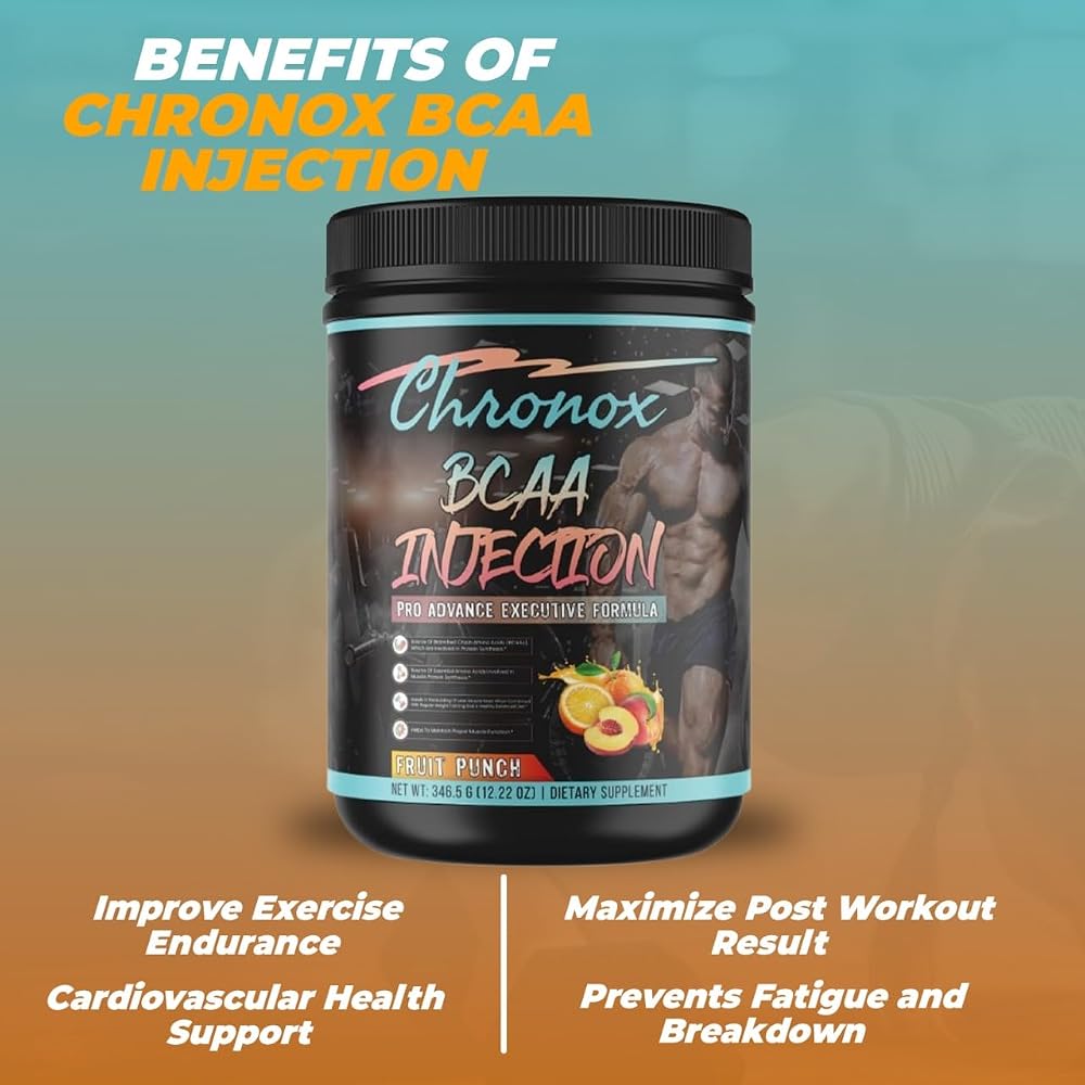 Chronox BCAA Amino Acids Energy Blend Fruit Punch - 12.22 OZ - image 4