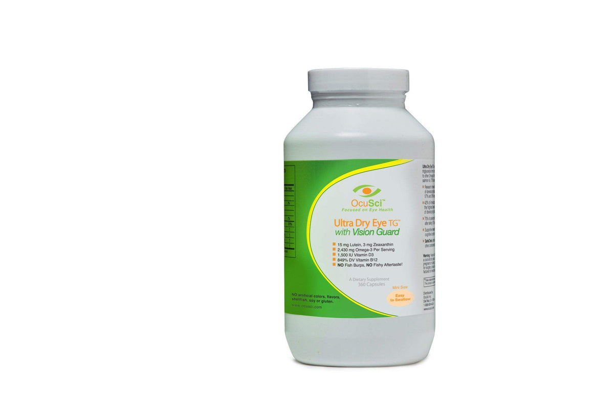 OcuSci Omega-3 Dry Eye Formula with Lutein - 60 Servings