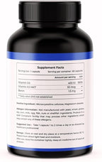 Generic Vitamin D3 with K2 MK-7 Supplement - 60 Vegetarian Capsules - image 2