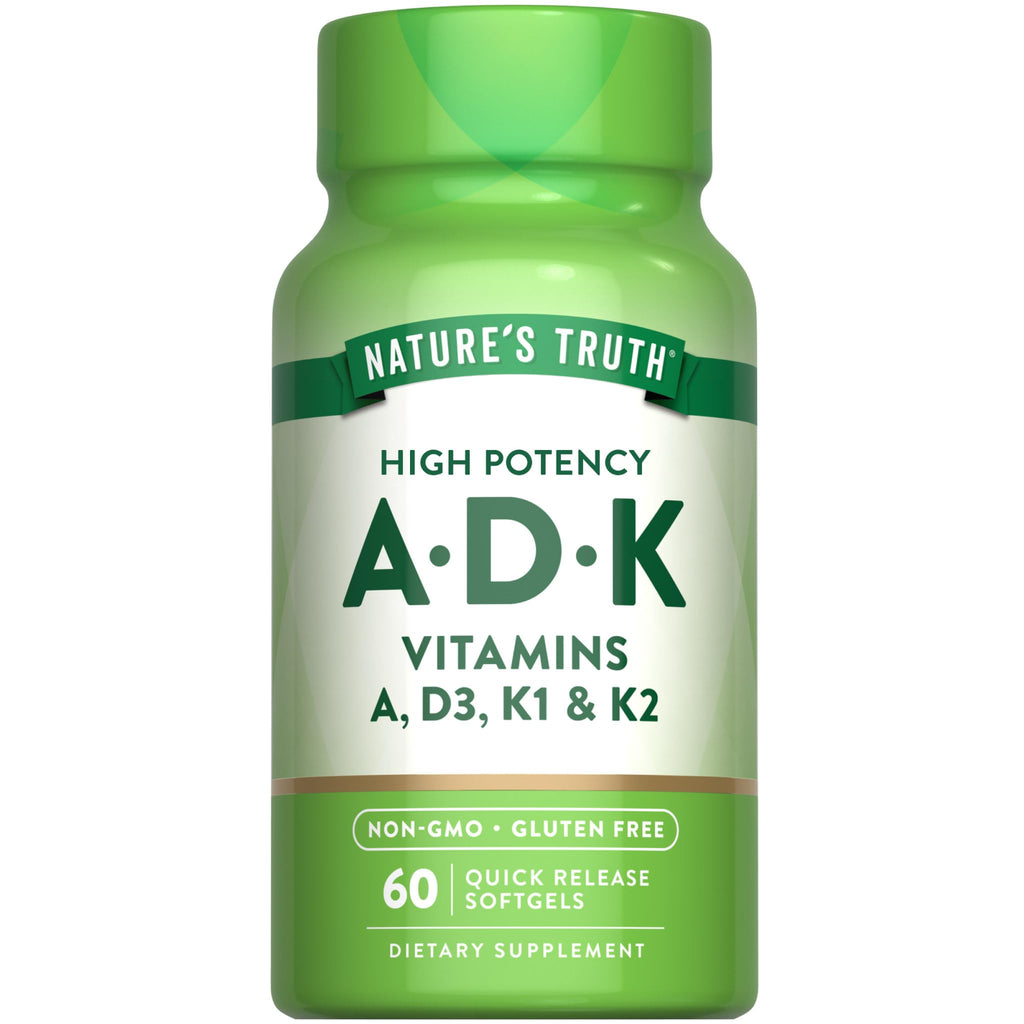 Nature's Truth Vitamin ADK - 60 Softgels