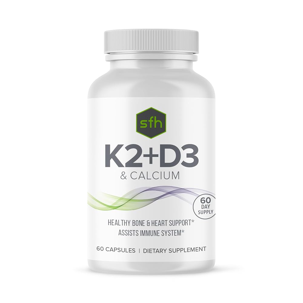 SFH Vitamin K2 D3 with Calcium Bone Support - 60 Capsules