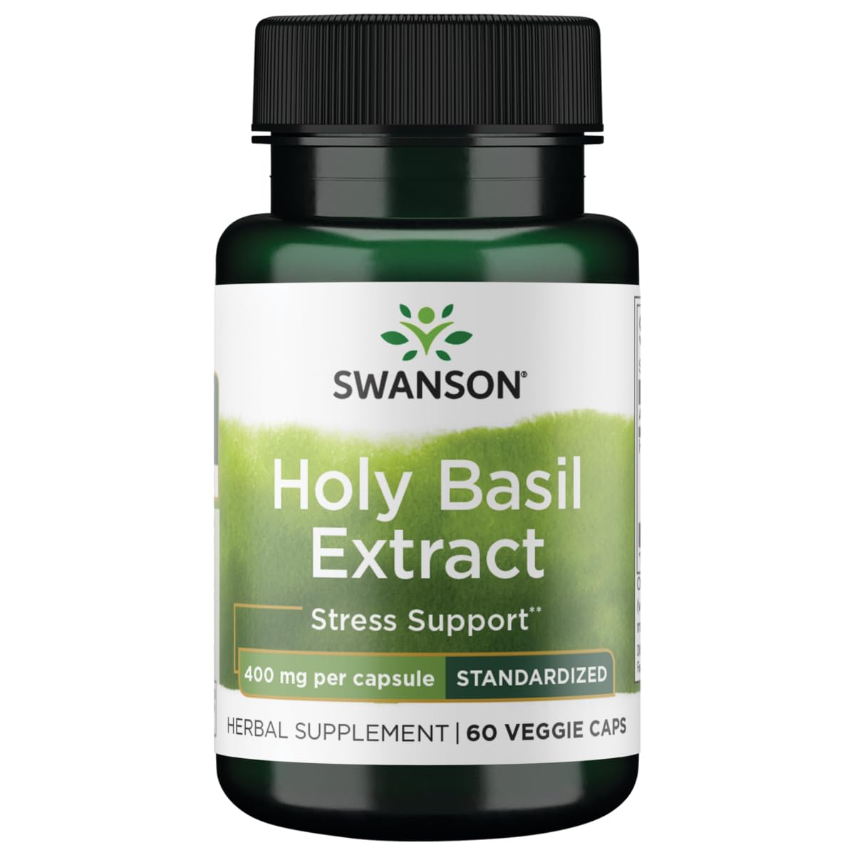 Swanson Holy Basil Extract 400 mg - 60 Vegetarian Capsules