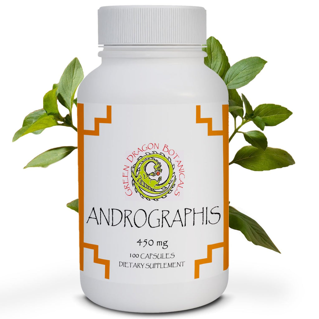 Green Dragon Botanicals Andrographis 450 mg - 100 Vegetarian Capsules