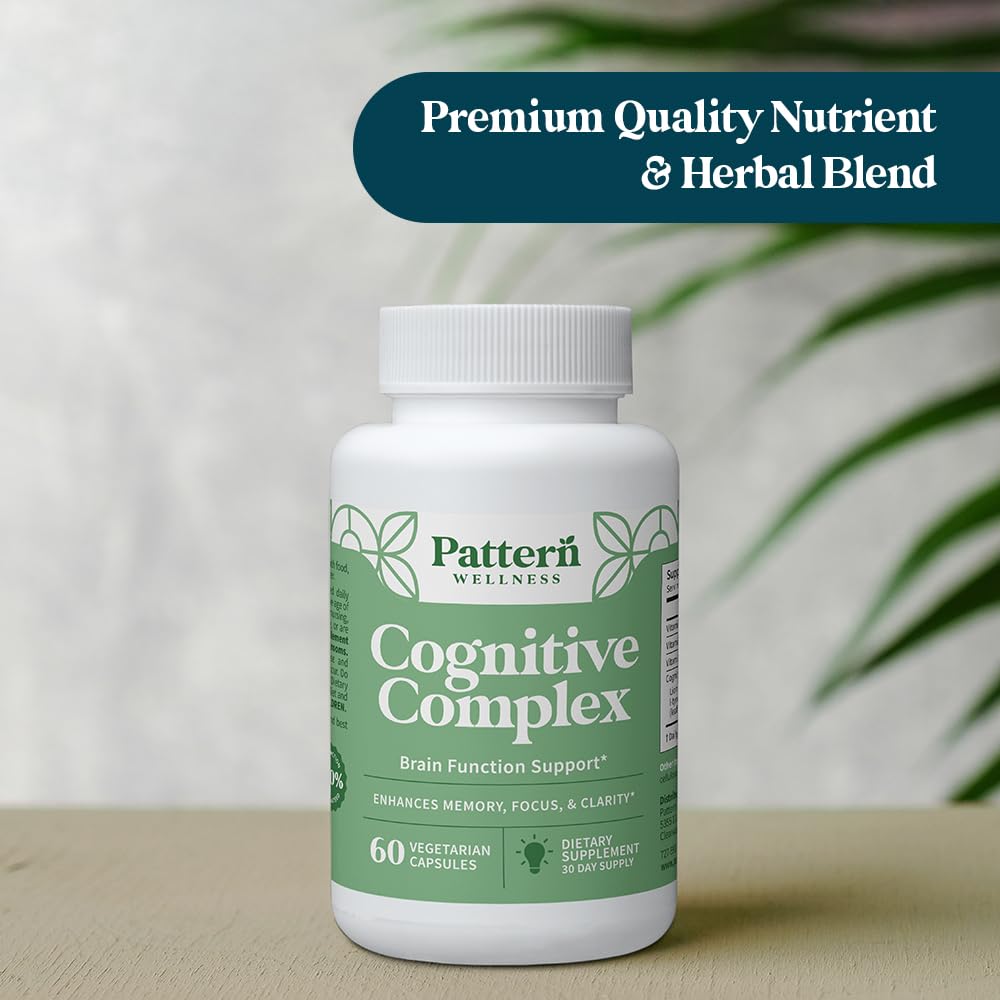 Pattern Wellness Cognitive Complex Supplement - 60 Vegetarian Capsules - image 7