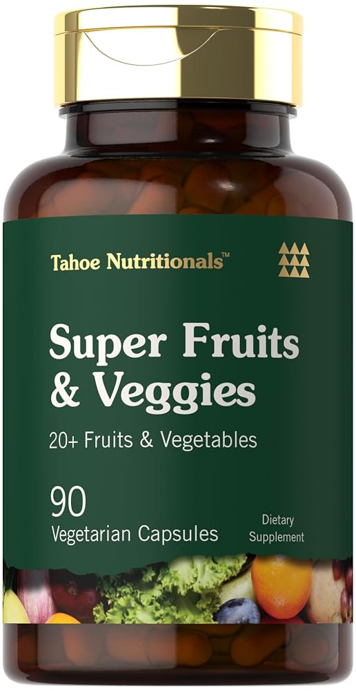 Tahoe Nutritionals Super Fruits and Veggies - 90 Vegetarian Capsules
