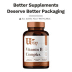 Utzy Naturals Vitamin B Complex All 8 B Vitamins - 60 Capsules - image 8