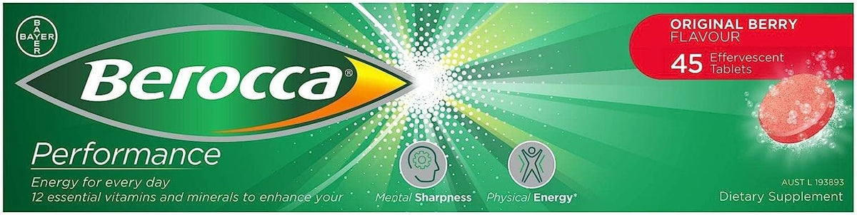 Berocca Performance Original Berry Flavour - 45 Tablets - image 4