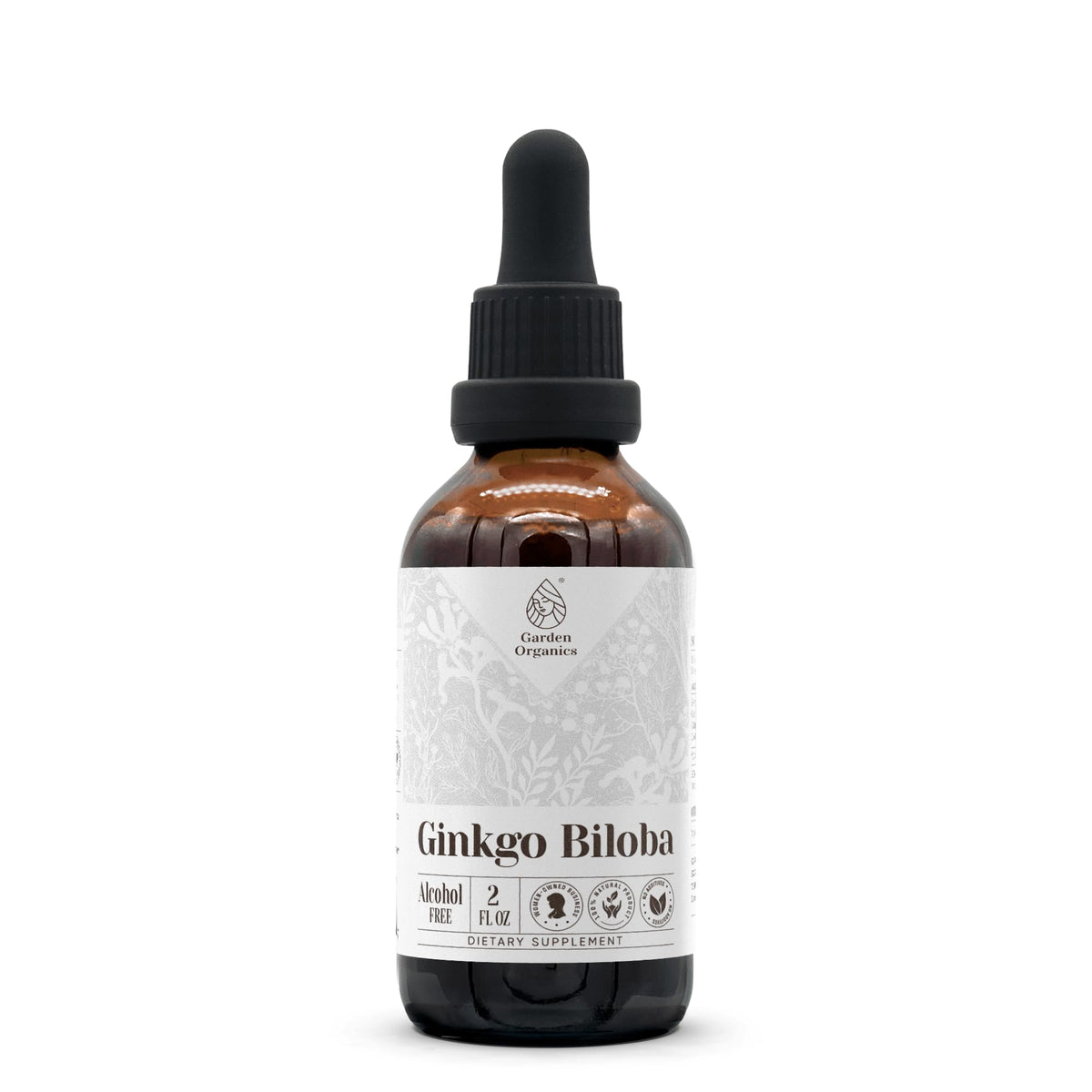 Garden Organics Ginkgo Biloba Alcohol-Free Natural Tincture Extract