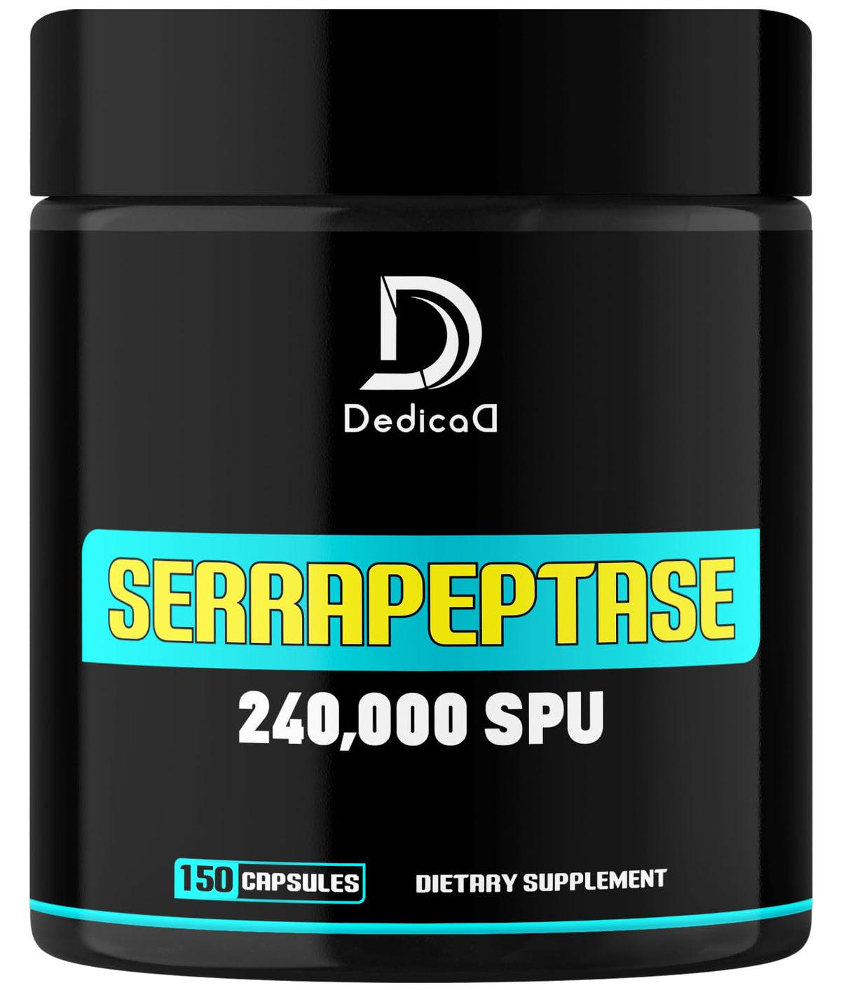 DEDICAD Serrapeptase 240,000 SPU - 150 Capsules