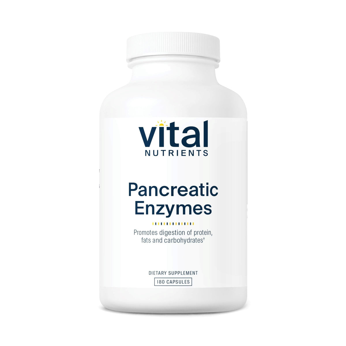 Vital Nutrients Pancreatic Enzymes 1,000mg - 180 Capsules