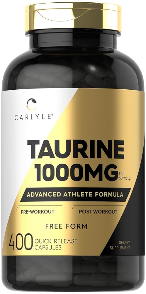 Carlyle Taurine 1000mg - 400 Capsules