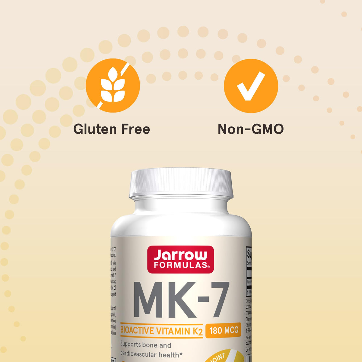 Jarrow Formulas MK-7 Vitamin K2 180 mcg - 30 Softgels - image 5