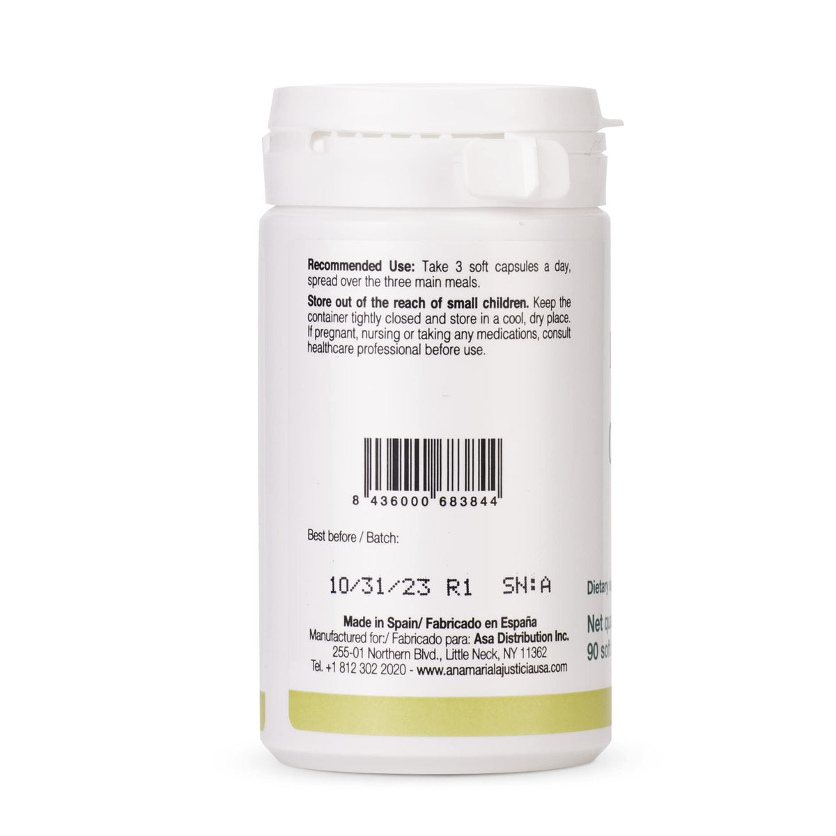 Ana María Lajusticia Cod Liver Oil Omega-3 - 90 Softgels - image 2