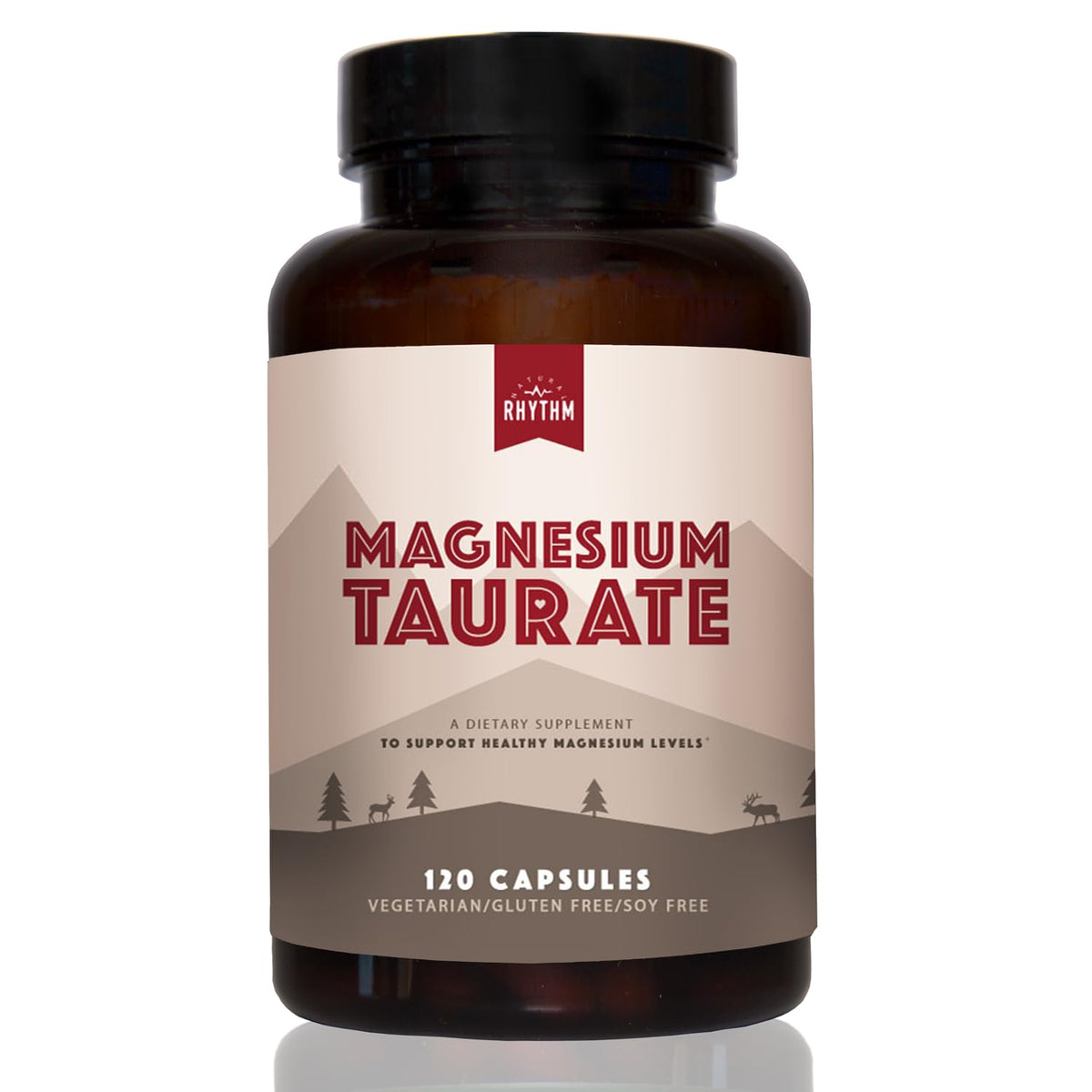 Natural Rhythm Magnesium Taurate 750mg - 120 Capsules