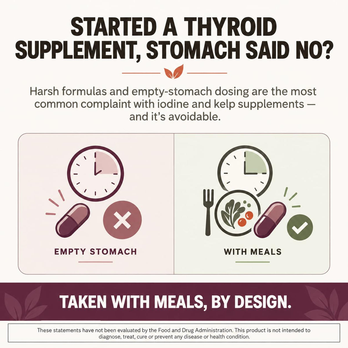 Nutracraft ThyroAid Thyroid Support with Iodine & Selenium - 60 Capsules - image 3