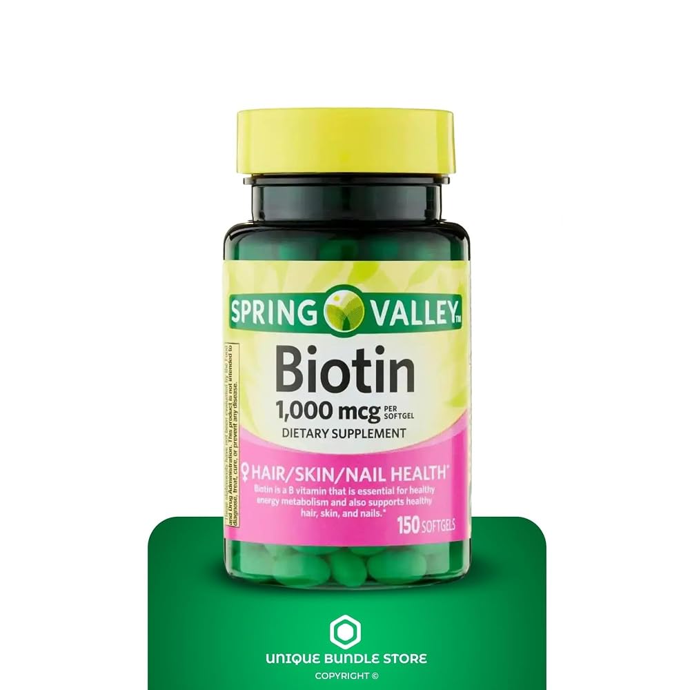 Unique Bundle Store Biotin 1000mcg