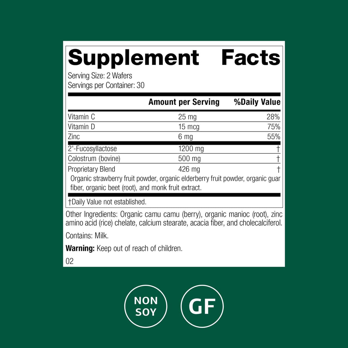 Standard Process Children's Immune Support Supplement - 60 Wafers - image 2
