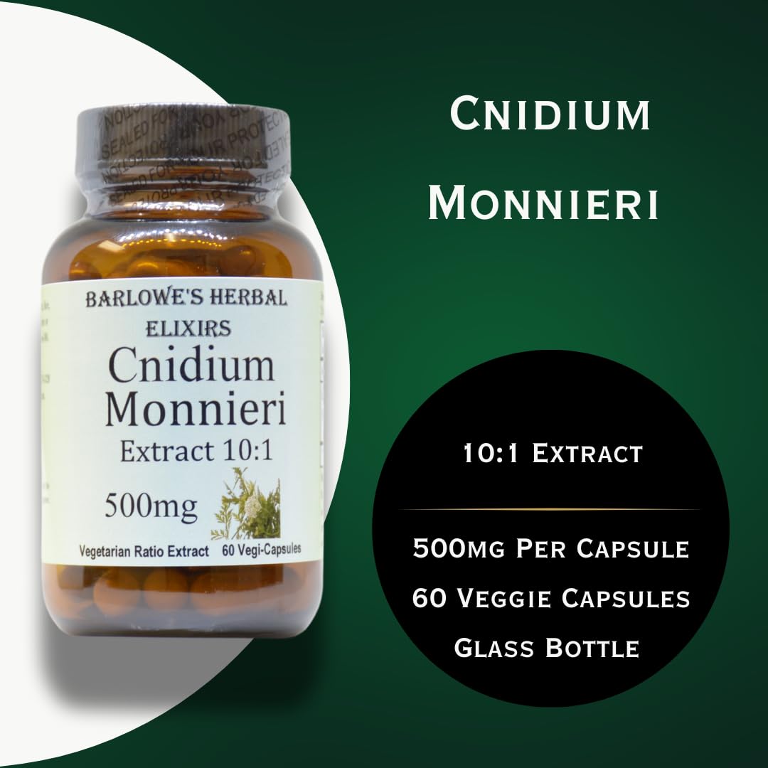 Barlowe's Herbal Elixirs Cnidium Monnieri 10:1 Extract - 60 Capsules - image 3