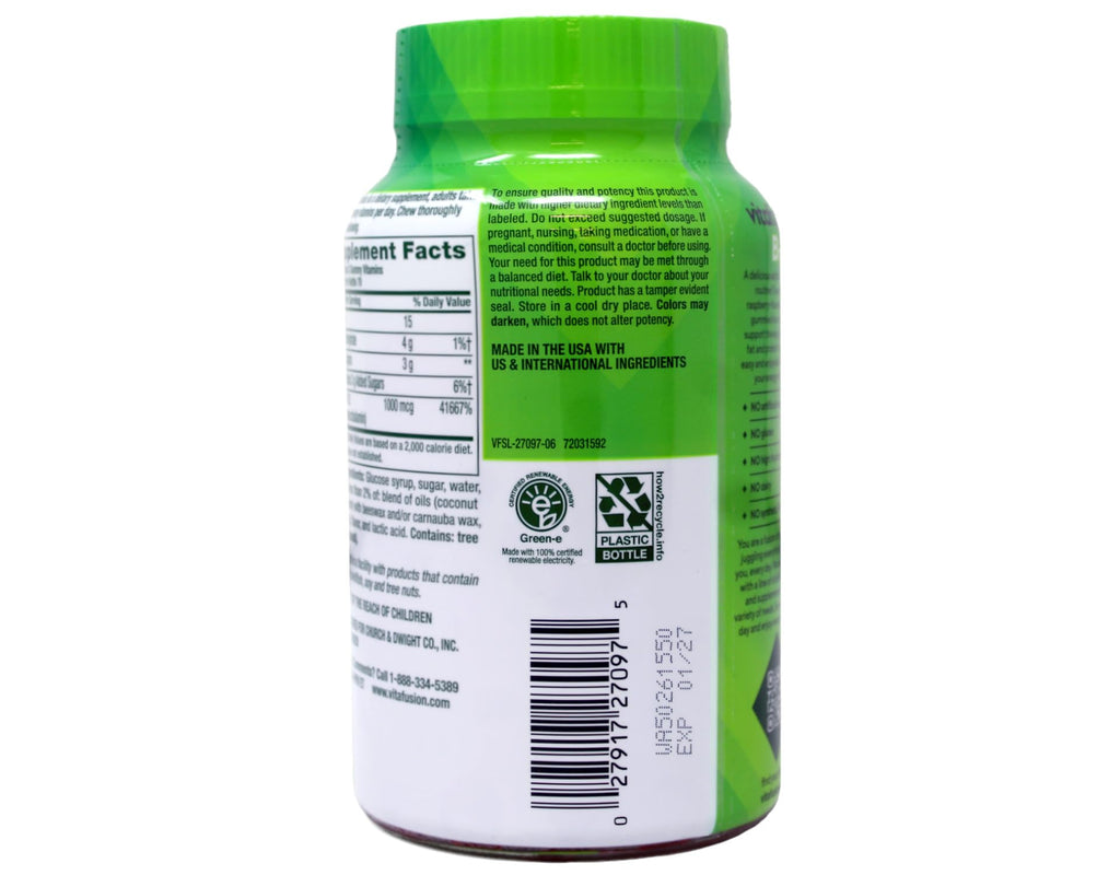 Vitafusion Vitamin B-12 1000 mcg - 3 Pack - image 4