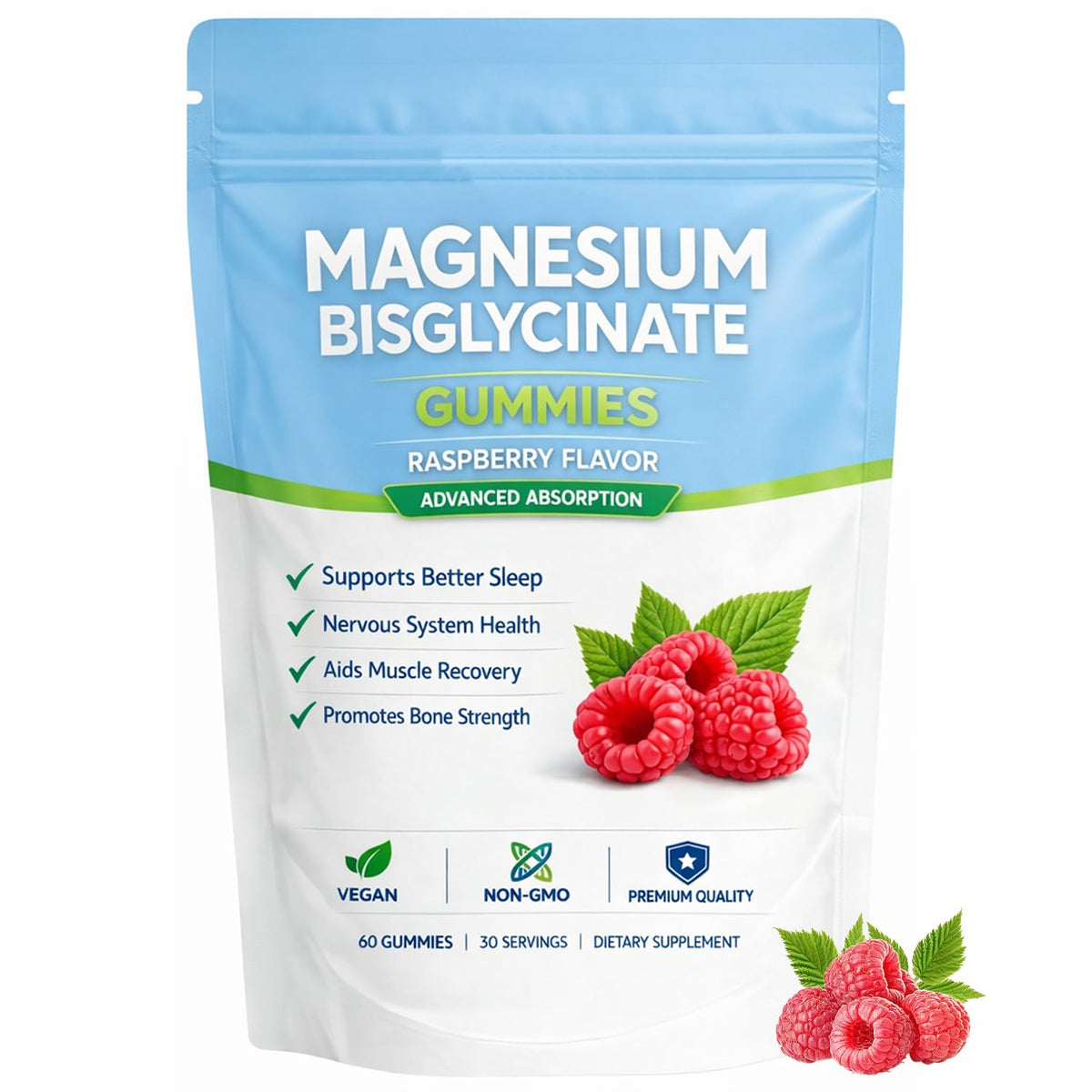 Belano Magnesium Bisglycinate Gummies 400mg - 60 Gummies