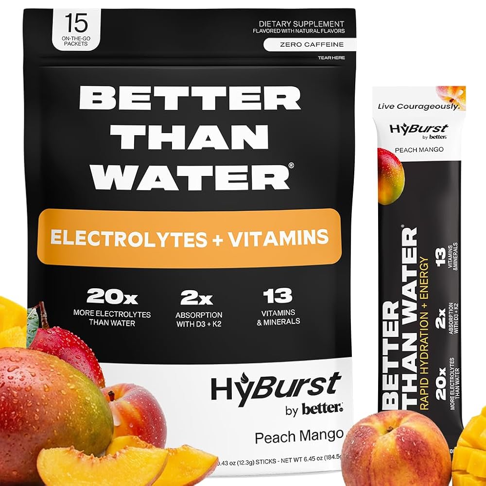 Hyburst Better Than Electrolyte & Vitamin Supplement Powder