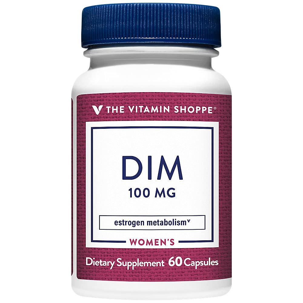 The Vitamin Shoppe DIM 100 mg with Bioperine - 60 Capsules