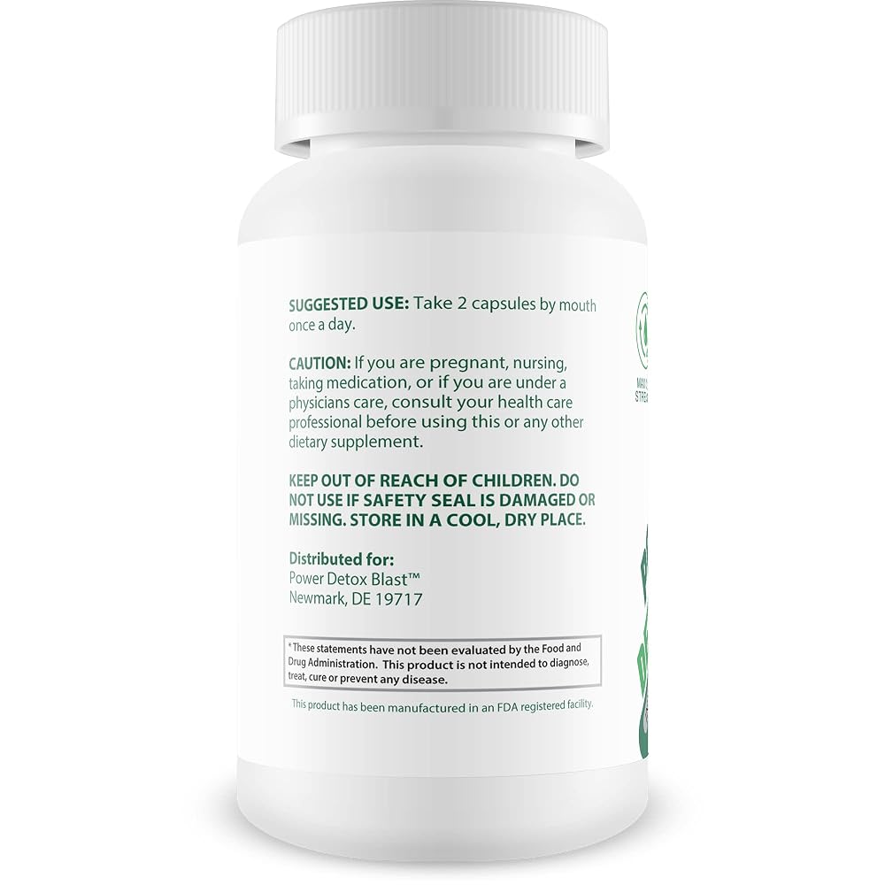 Power Blast Detox Power Blast Internal Cleansing Complex - 60 Capsules - image 3