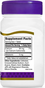 21st Century Melatonin 5mg Tablets - 480 Count - image 3
