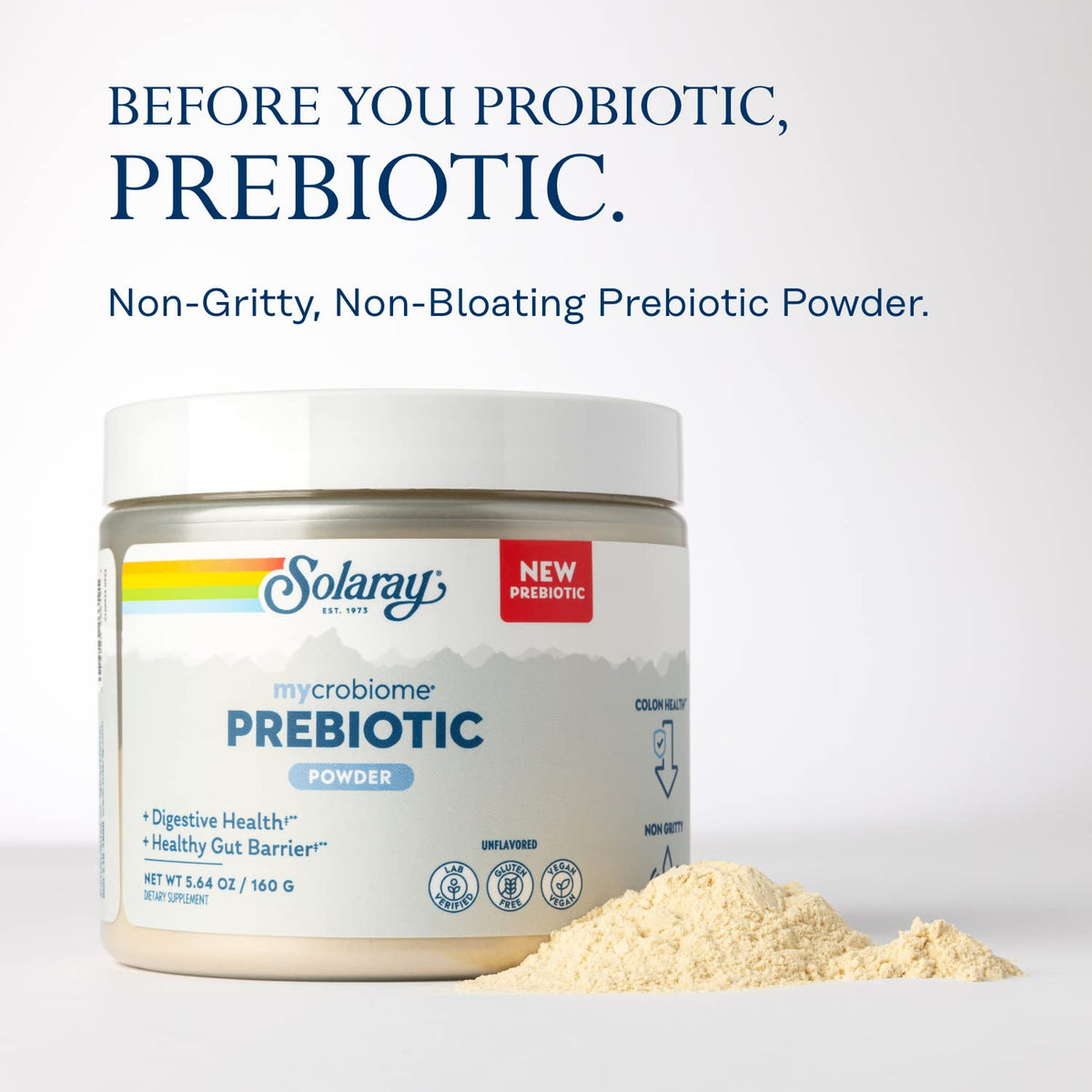 SOLARAY Mycrobiome Prebiotic Powder