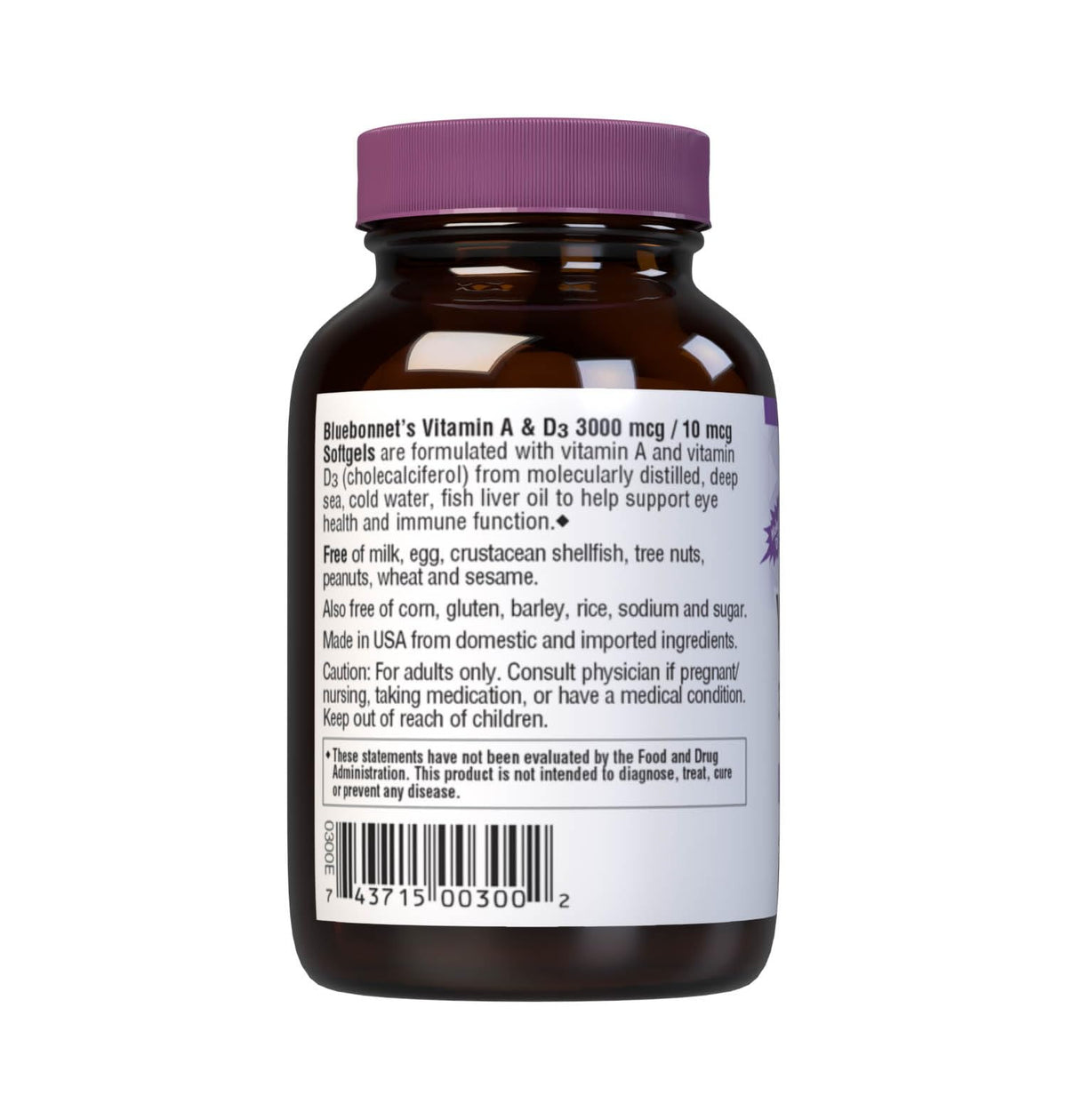 BlueBonnet Vitamin A & D3 10,000 IU/400 IU Fish Oil - 100 Softgels - image 8