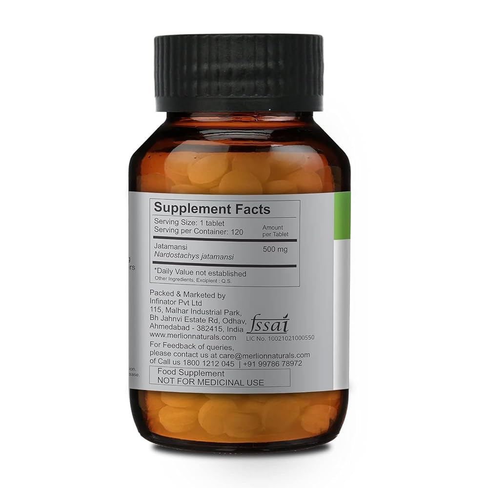 Sheltr Jatamansi 500mg Tablets for Stress & Sleep - 120 Tablets - image 3
