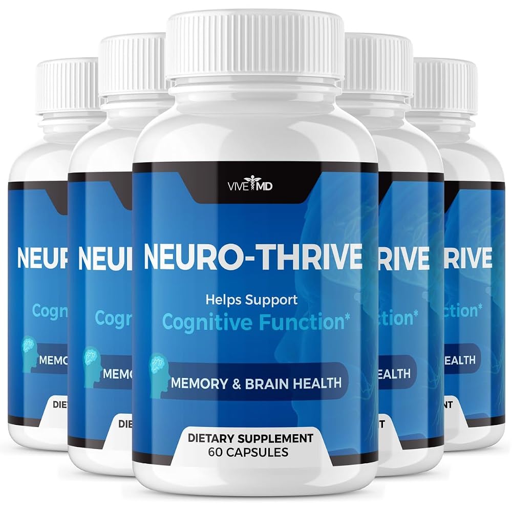 VIVE MD Neuro Thrive Brain Supplement with Ginkgo Biloba - 300 Count