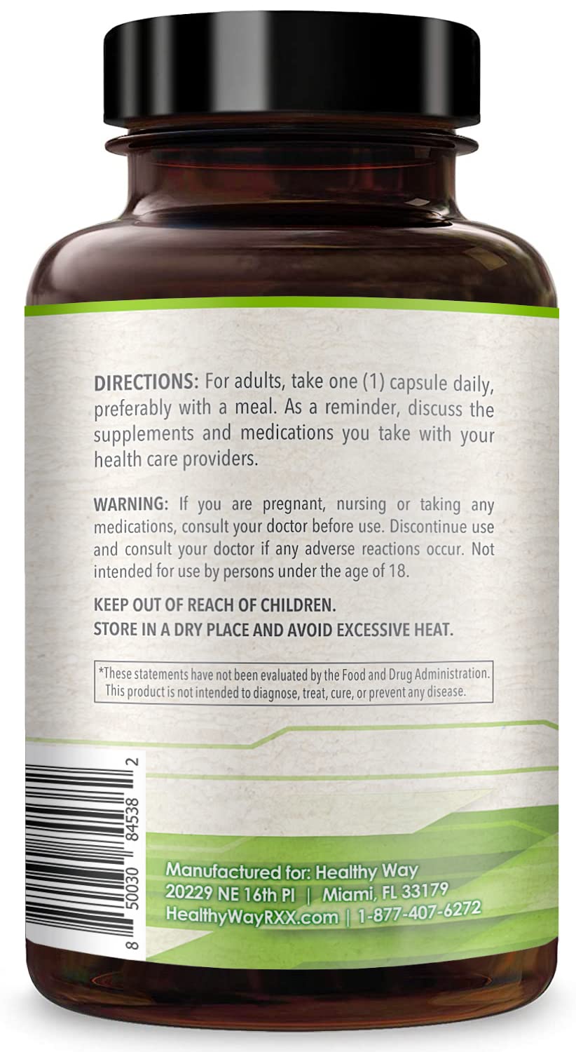 HealthyWayRx 500mg SAM-e Supplement - High Strength 500mg