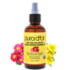 PURA D'OR Organic Evening Primrose Oil 100% Pure Cold Pressed