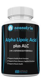 Neonutrix Alpha Lipoic Acid + ALC Brain & Muscle Support - 60 Capsules - image 7