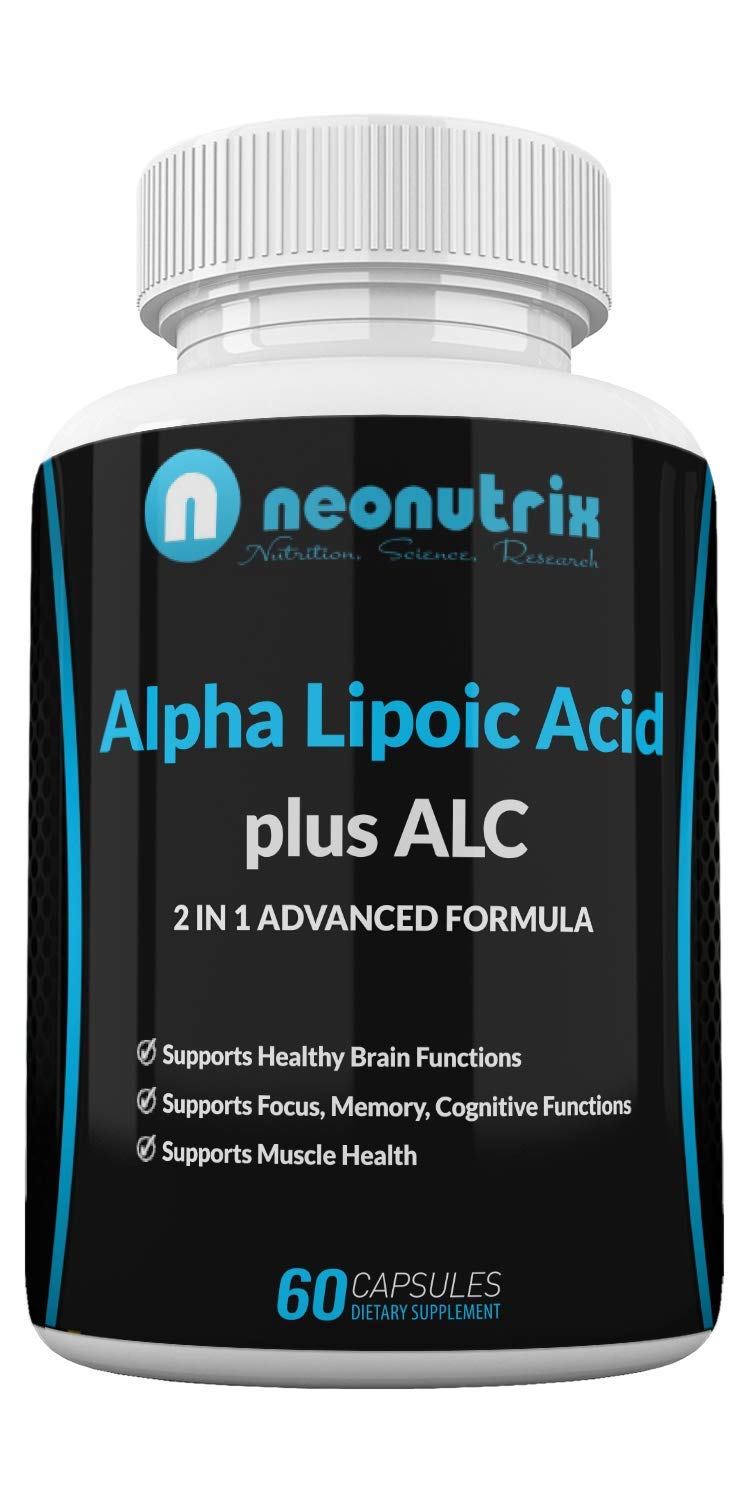 Neonutrix Alpha Lipoic Acid + ALC Brain & Muscle Support - 60 Capsules - image 7