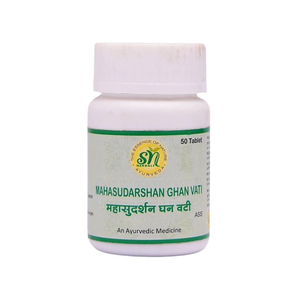 SN Herbals Mahasudarshan Ghan Vati Ayurvedic Tablets - 50 Tablets