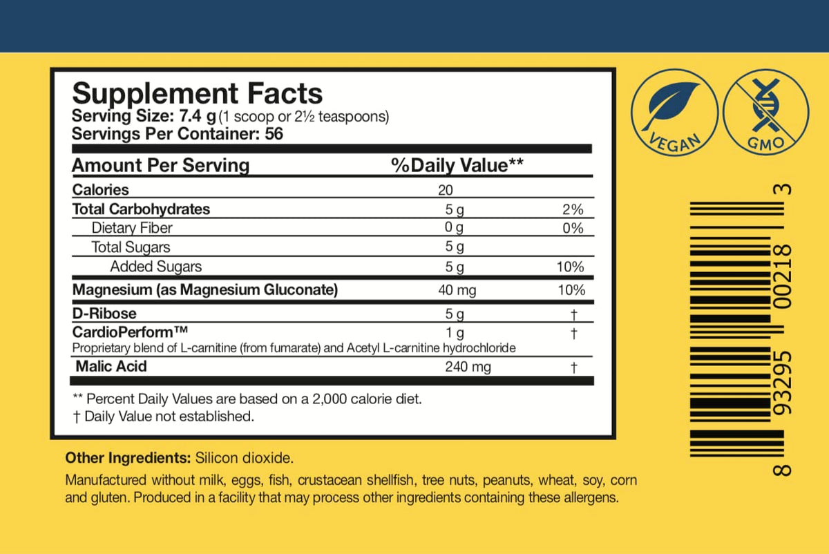 Researched Nutritionals RibosCardio ATP Energy Powder - 41.4 g - image 3