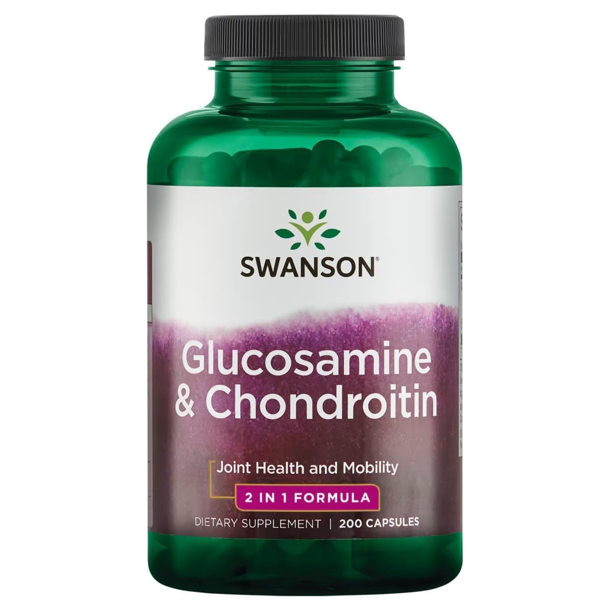 Swanson Glucosamine & Chondroitin Combo 500/250 mg - 200 Capsules
