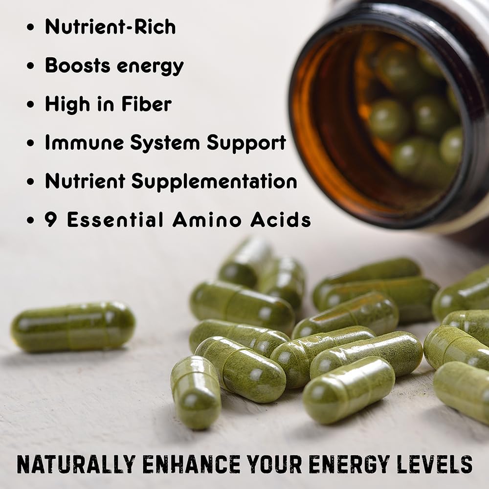 Hebhac Herbs Organic Moringa Capsules Immune Support - 120 Capsules - image 3