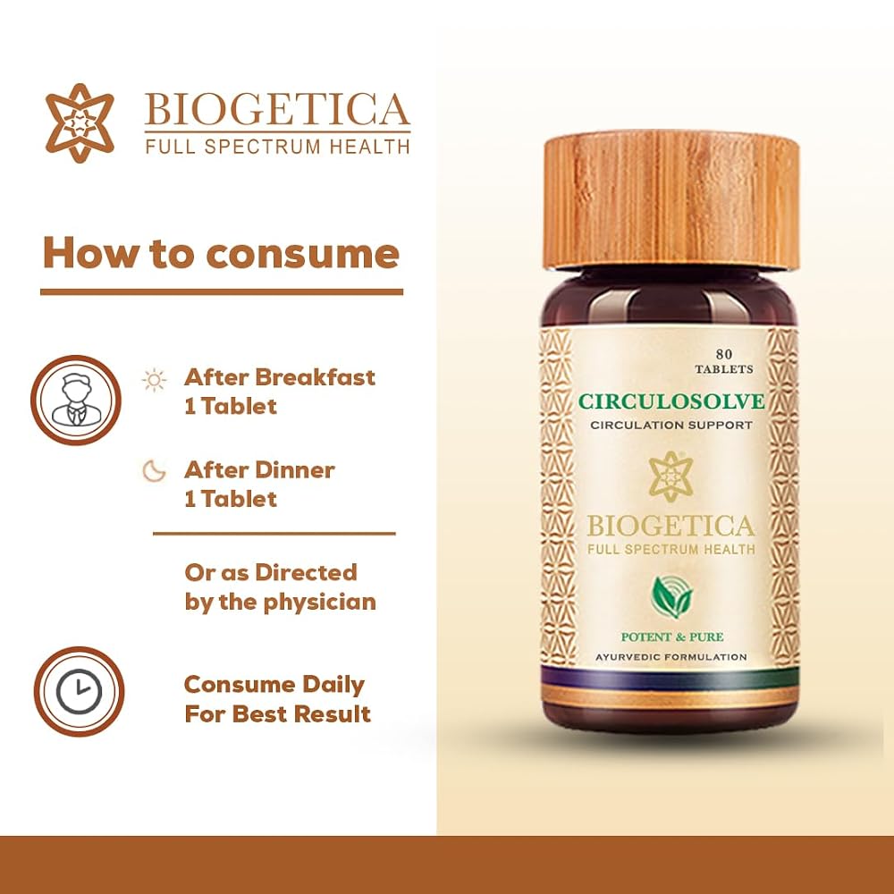 Biogetica Circulosolve Ayurvedic Arjuna Guggul Vegan Capsules - 80 Count - image 7